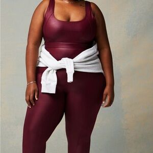 Fabletics Burgundy Jumpsuit